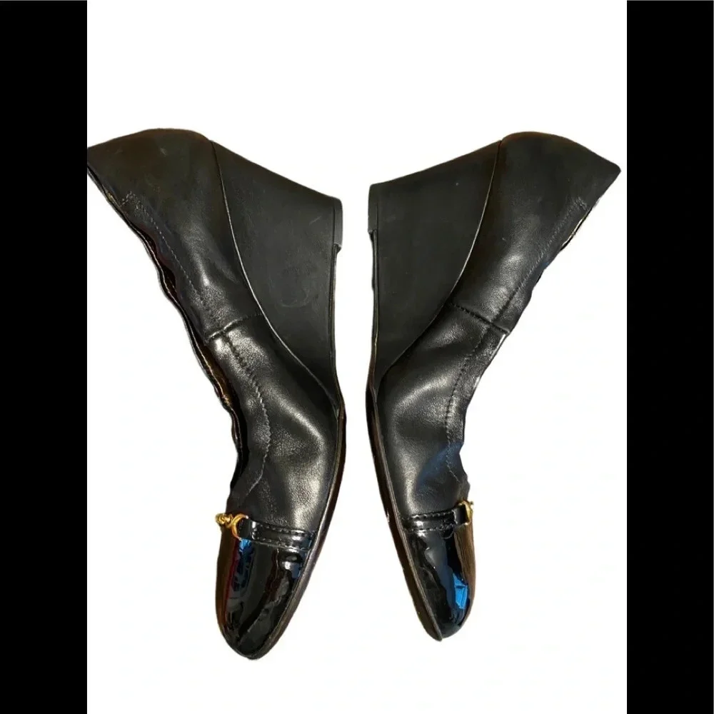 Attilio Giusti Leombruni Wedge Heels Patent Leather